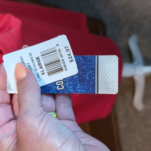 NWT University of Wisconsin Red Golf Polo XL - Picture 5 of 10